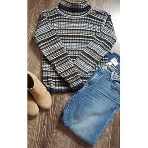 Vintage Reba Rose Knit Sweater